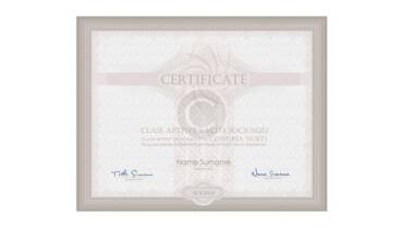 Certificate 3