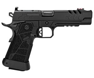 Kimber America, 2K11, Semi-automatic, Single Action Only, Full Size, Steel Frame Pistol, 9MM, 5" Compensated Barrel, DLC Finish, Black, Carbon Fiber Grips, Fiber Optic Front Sight with Fixed Rear Sight, Optic Ready, Ambidextrous Thumb Safety, (2)-20 Round Magazines and (1)-17 Round Magazine, Includes Stan Chen Magwell and RMR Adapter Plate