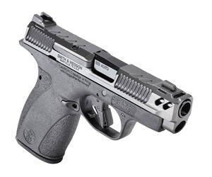 Smith & Wesson, Bodyguard 2.0 Carry Comp, Striker Fired, Polymer Frame Pistol, Micro-Compact, 380 ACP, 3.1" Ported Barrel, Armornite Finish, Gray Slide, Black Frame, Ameriglo Protector LumiGreen Front Night Sight, Black Square Notch Ameriglo Protector Rear Sight, Flat Face Trigger, 2 Magazines, (1)-12 Round and (1)-10 Round