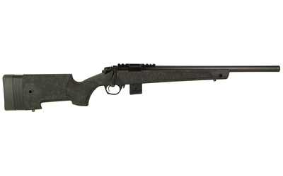 Bergara, BMR-X Competition, Bolt Action Rifle, 22 LR, 18" Barrel, Matte Finish, Black, Green Stock, 10 Rounds, 1 Magazine