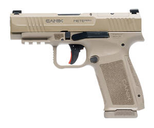 CANIK, METE MC9LS, Semi-automatic, Striker Fired, Polymer Frame Pistol, Compact, 9MM, 3.64" Barrel, Cerakote Finish, Flat Dark Earth, Optic Ready, White Dot Front Sight, Blackout Rear Sight, 2 Magazines, 17 Rounds