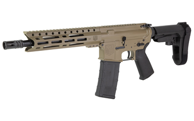 Diamondback Firearms, DB15 Carbon, Semi-automatic, AR Pistol, 300 Blackout, 10" Threaded Barrel, Magpul MOE Grip, 9" MLOK Rail, Cerakote Finish, Flat Dark Earth, SBA3 Brace, 30 Rounds, 1 Magazine