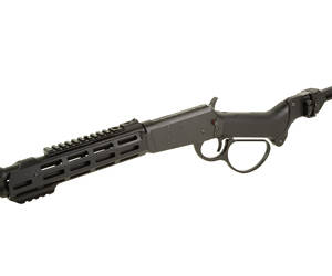 Derya, RANX, Lever-Action Pistol, 44 Magnum, 12" Threaded Barrel, 5/8X24 Thread Pitch, Melonite Finish, Black, Ironwolf Grip, Pistol Stabilizing Brace, Iron Sights, Picatinny Rail, 5 Rounds, M-LOK Forend