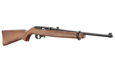 Ruger, 10/22, America's 250th Anniversary Edition, Rifle, Semi-automatic, .22 LR, 18.5" Cold-Hammer Forged Barrel, 1:16 Twist, Satin Finish, Black, Hardwood Stock, Adjustable Rear Sight, Gold Bead Front Sight, 10 Rounds, "Made in the 250th Year of American Liberty" Engraving on Receiver