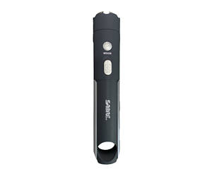 Sabre, 2-In-1 Stun Gun with Flashlight, 1.75 uC Charge, 200 Lumen Flashlight, Black