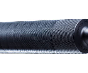 Sonicore, Paradox DT (Direct Thread), Suppressor, 223 Remington, 7.6" Length, 1.77" Diameter, Stainless Steel Construction, Anodized Finish, Black, 1/2X28 Direct Thread, 13oz