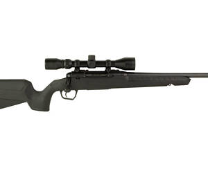 Savage Arms, Axis XP, Bolt Action Rifle, 350 Legend, 18" Sporter Contour Barrel, Matte Finish, Black, Polymer Stock, 1 Magazine, 4 Rounds, Includes 3-9X40mm Scope