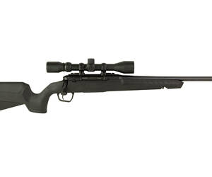 Savage Arms, Axis XP, Bolt Action Rifle, 400 Legend, 20" Sporter Contour Barrel, 11/16X24 Thread Pitch, Matte Finish, Black, Polymer Stock, 1 Magazine, 4 Rounds, Includes 3-9X40mm Scope