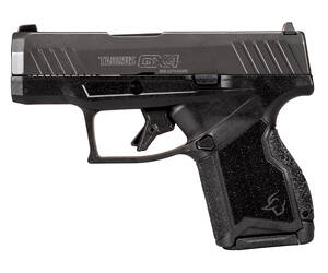 Taurus USA, GX4, Striker Fired, Semi-automatic, Graphene Frame Pistol, Compact, 9MM, 3" Barrel with DLC Finish, Matte Finish, Gray, Fixed Steel Front Sight, Drift-Adjustable Steel Rear Sight, 13 Rounds, 2 Magazines