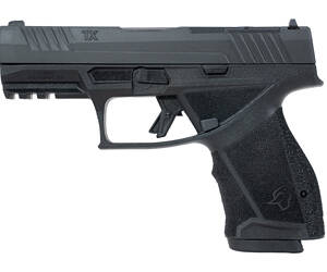 Taurus USA, TX9, Striker Fired, Single Action Only, Semi-automatic, Compact, 9MM, 4" Barrel, Nitride Finish, Black, Drift Adjustable Rear Sight with Removable Front Sight, Optics Ready T.O.R.O. Slide, 15 Rounds, 2 Magazines Warning