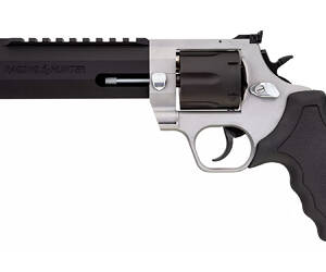 Taurus USA, Raging Hunter, Double Action, Metal Frame Revolver, Large Frame, 44 Magnum, 6.75" Exact Barrel Length, Stainless Steel, Matte Finish, Duo-Tone Finish, Rubber Grips, Adjustable Sights, 6 Rounds