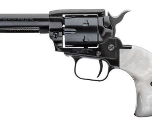 Heritage, Rough Rider, Single Action, Revolver, 22LR/22 WMR, 3.5" Barrel, Alloy, Blued Finish, Bird's Head White Mother of Pearl Grips, Fixed Sights, 6 Rounds