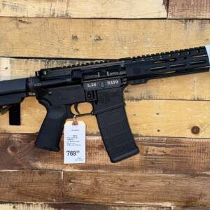 Diamondback Firearms, DB15, Semi-automatic, AR, 5.56 NATO, 10" Barrel, A2 Flash Hider, Anodized Finish, Black, Magpul MOE Grip, SB tactical Brace, 9" M-LOK Handguard, 30 Rounds, (1) Gen 2 PMAG