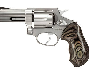 Rossi, RP63, Double Action/Single Action, Steel Framed Revolver, 357 Magnum, 3" Barrel, Silver, Gray Laminate Grips, Fixed Sights, 6 Rounds